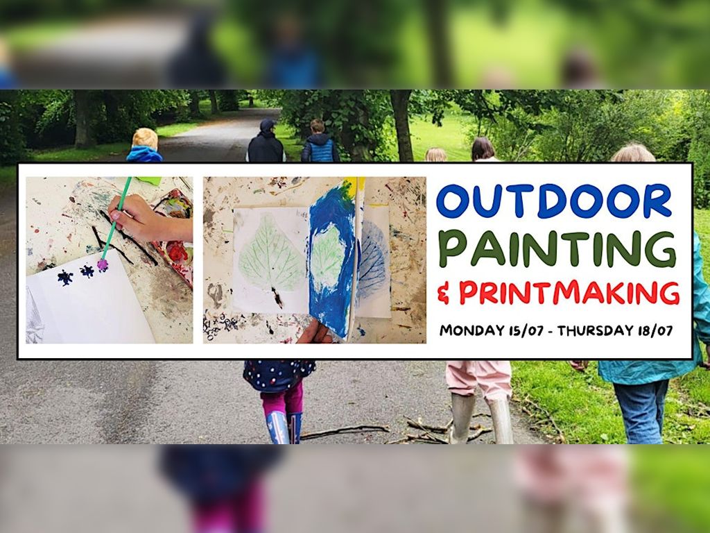 Kids Outdoor Painting & Printmaking Summer School