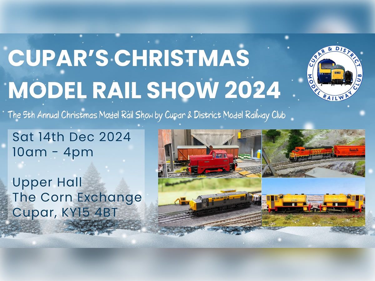 Cupar’s Christmas Model Rail Show 2024