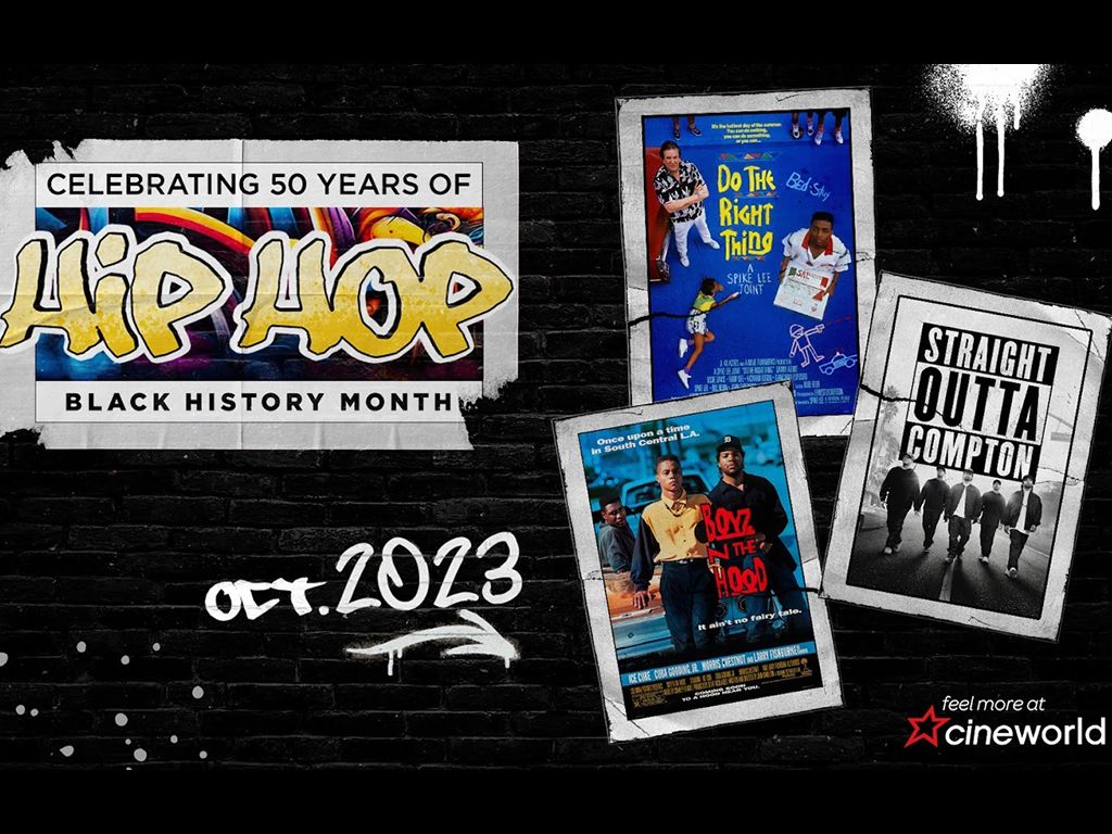 Cineworld celebrates Black History Month and 50th Anniversary of hip hop with special screenings in October