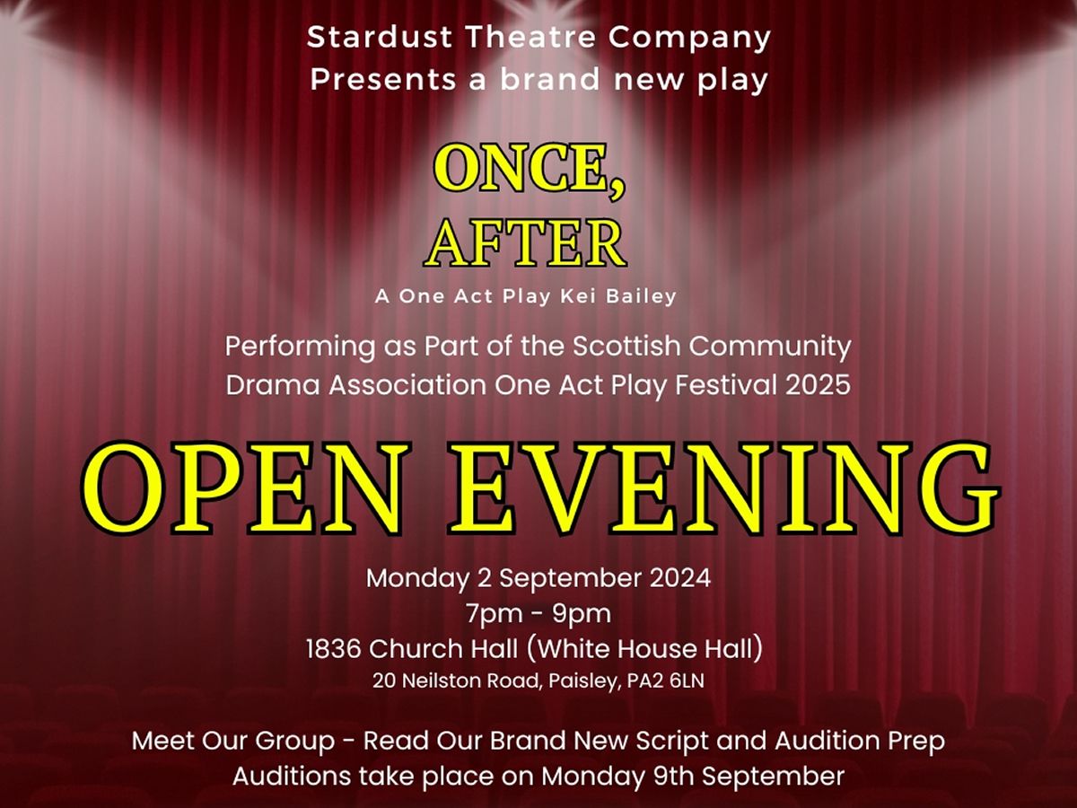 Stardust Theatre Company Open Evening