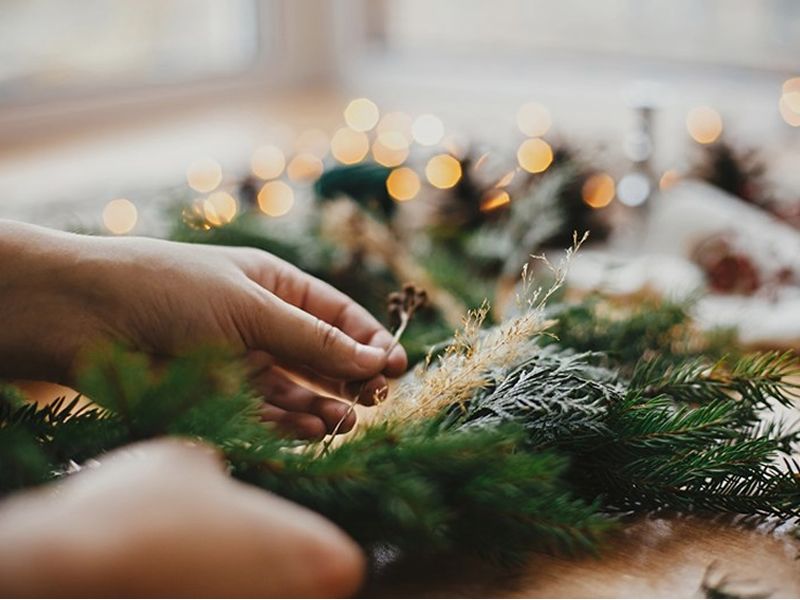 Wreath Making Workshop at Edinburgh Zoo