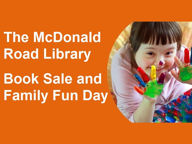 McDonald Road Library Big Book Sale and Family Fun Day