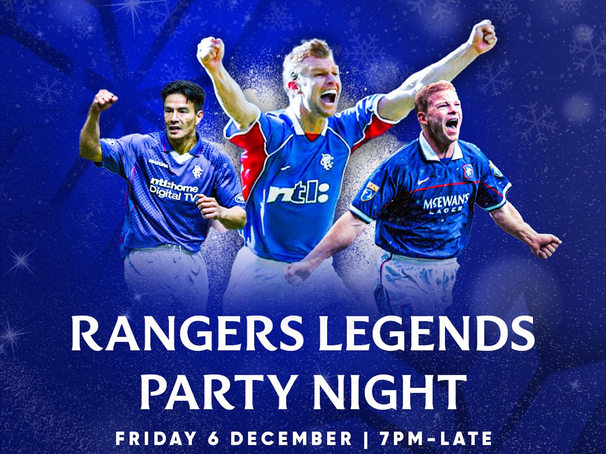 Rangers Legends Christmas Party Night