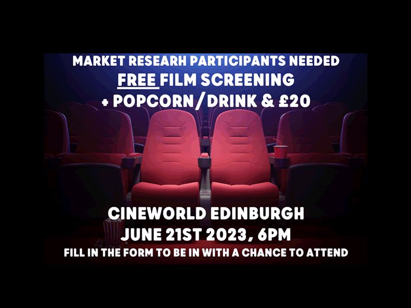 Free Film Screening in Edinburgh Cineworld