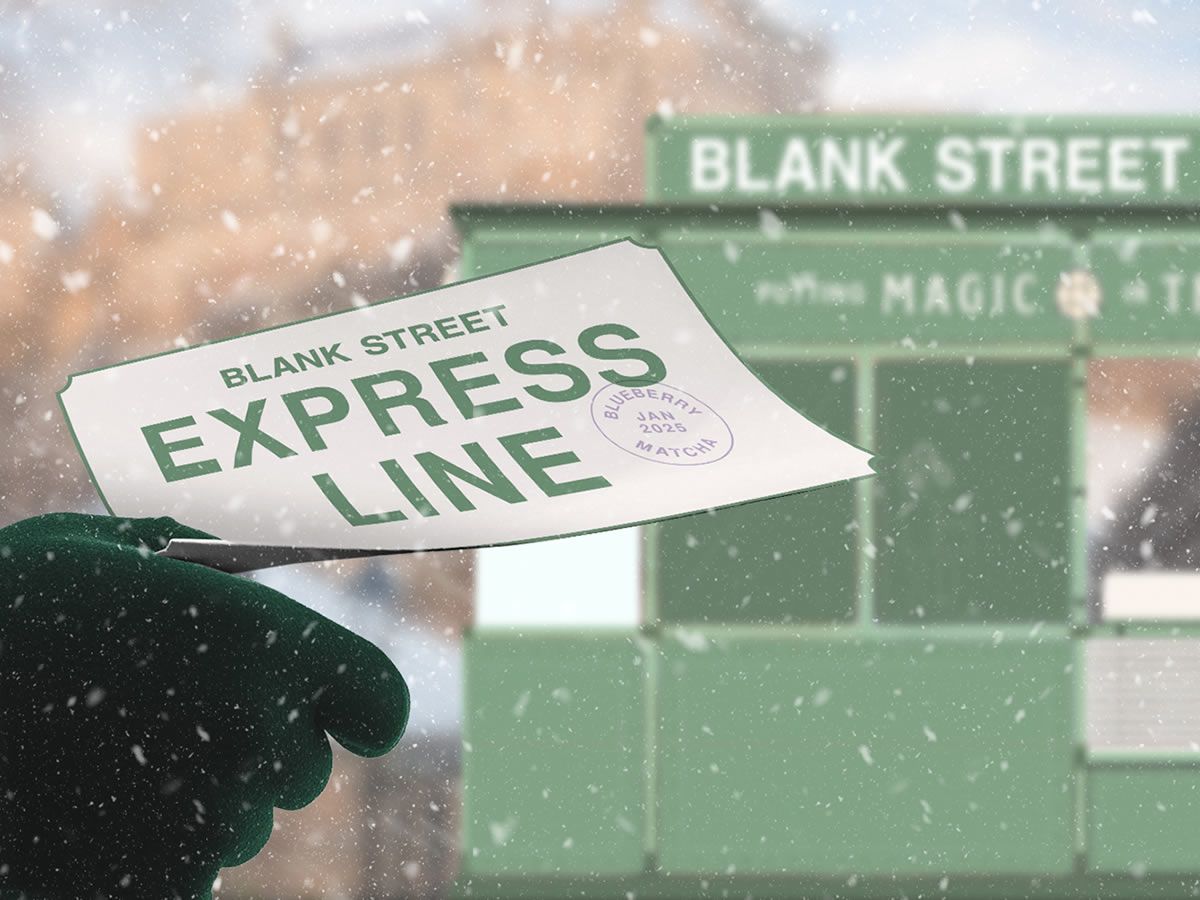 Blank Street pop up tram stop serves free coffee 24th and 25th January