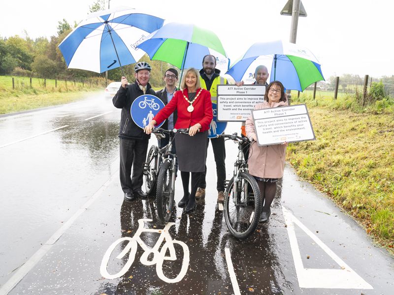 Council open new walking and cycling route in Newton Mearns News