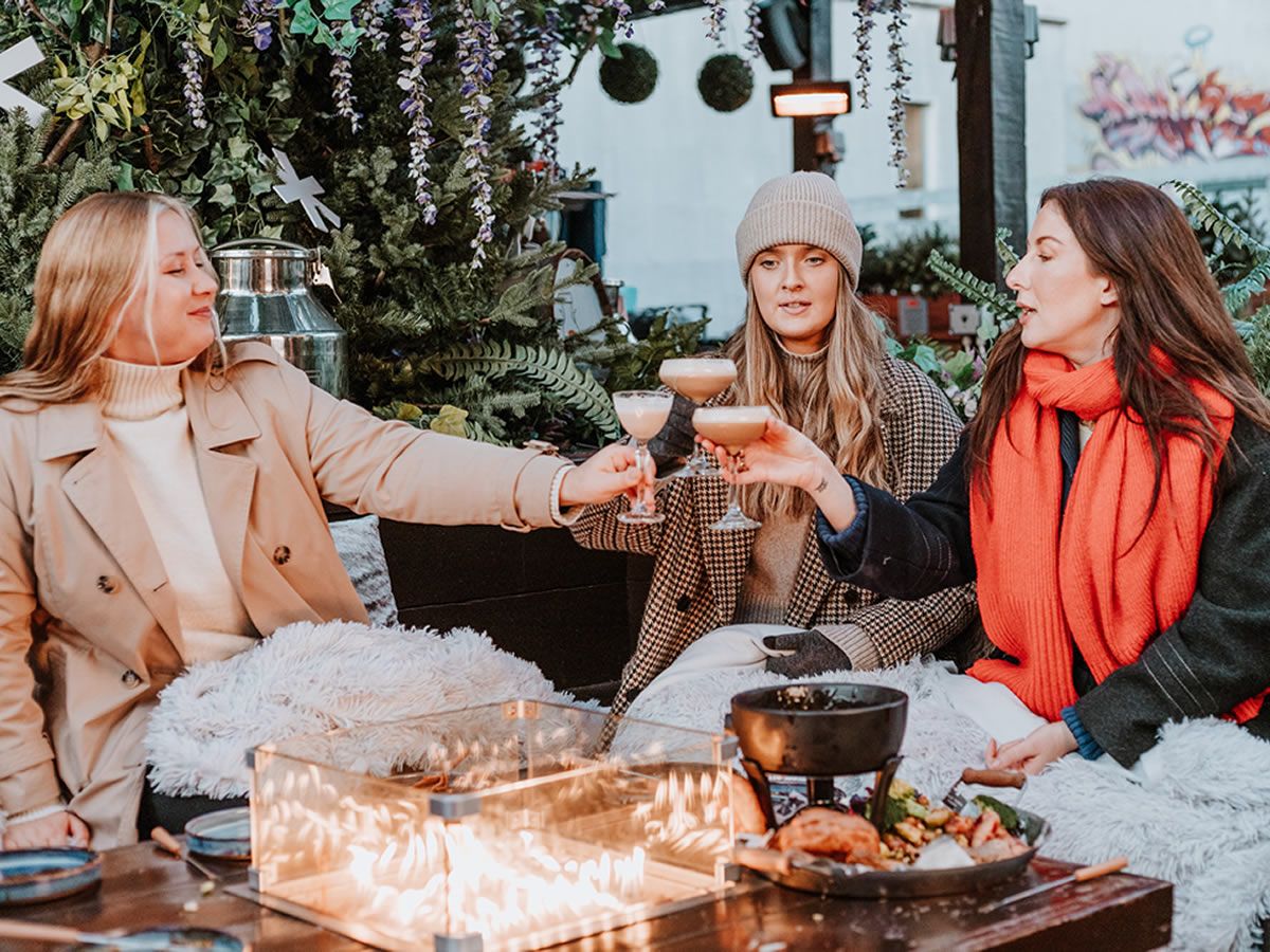 Scotch liqueur brand takes Christmas to new heights on Edinburgh rooftop bar