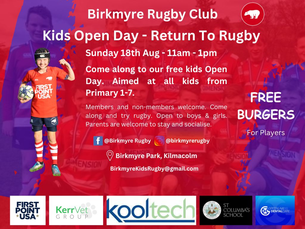 Kids Rugby Open Day