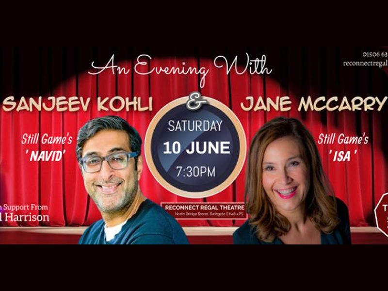 An Evening With Sanjeev Kohli & Jane McCarry