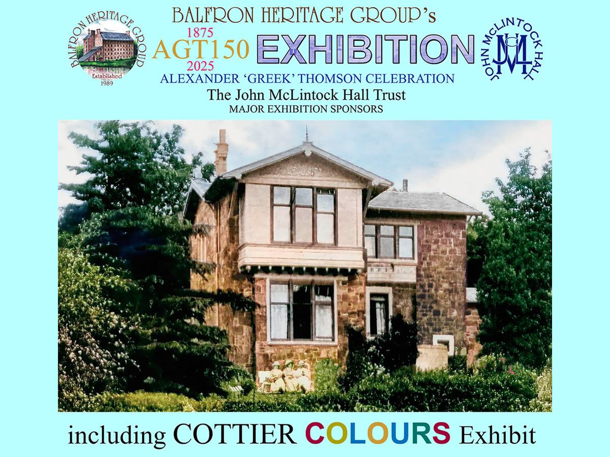 AGT150 ‘Greek’ Thomson Exhibition  - with Cottier Colour Section