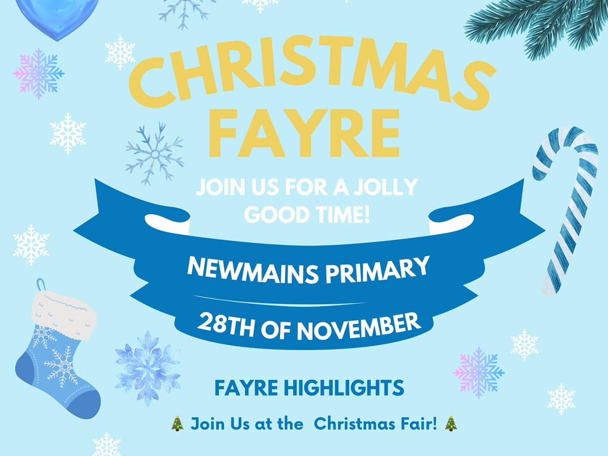 Newmains Primary Christmas Fayre