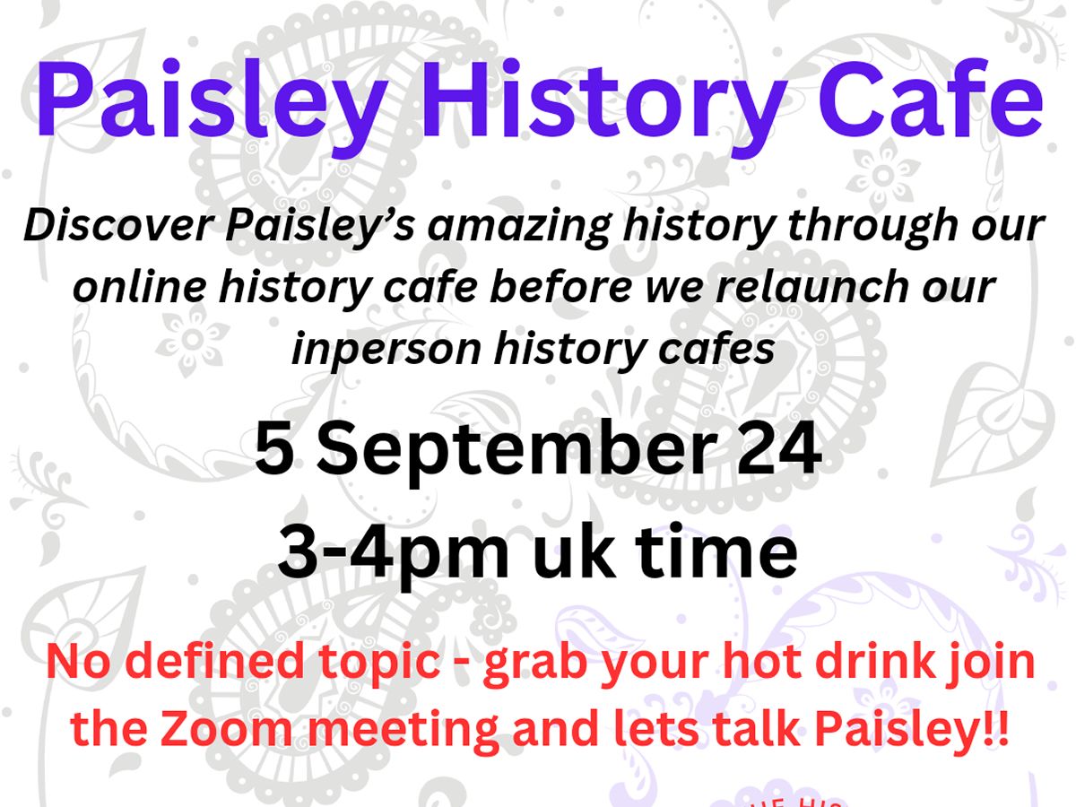 Online Paisley History Cafe