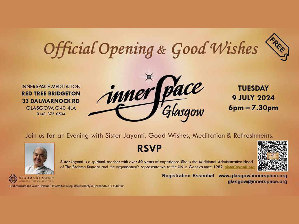 Official Opening Of InnerSpace Glasgow & Good Wishes