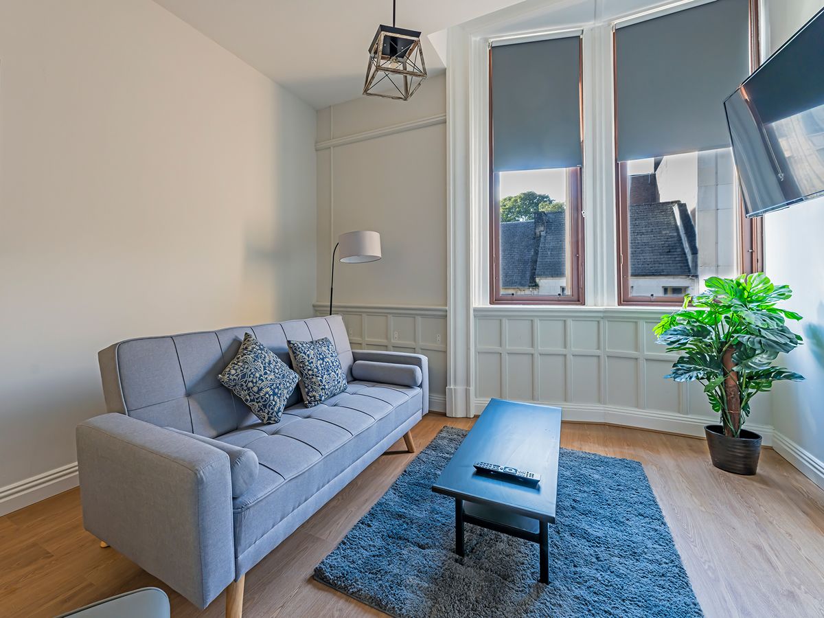 The Hazlitt Apartments Paisley offer luxury accommodation in a historic building