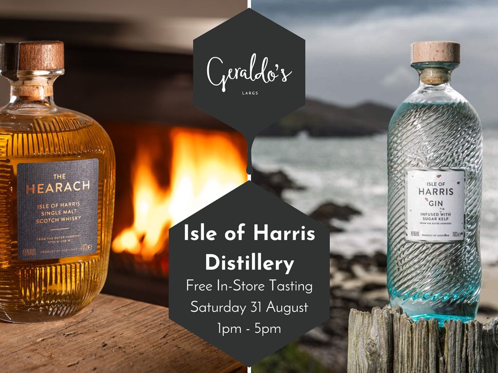 FREE Isle of Harris Distillery In-Store Tasting