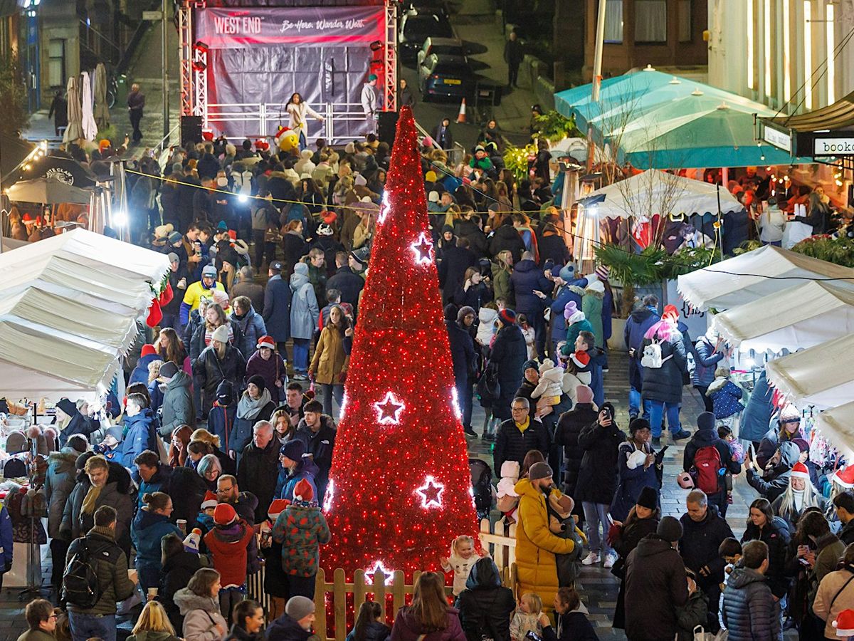 Visit West End Christmas Lights Switch On