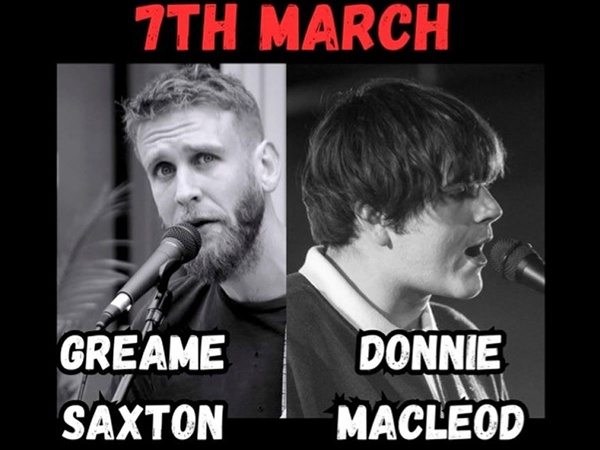 Graeme Saxton with Donnie Mcleod Acoustic Night!