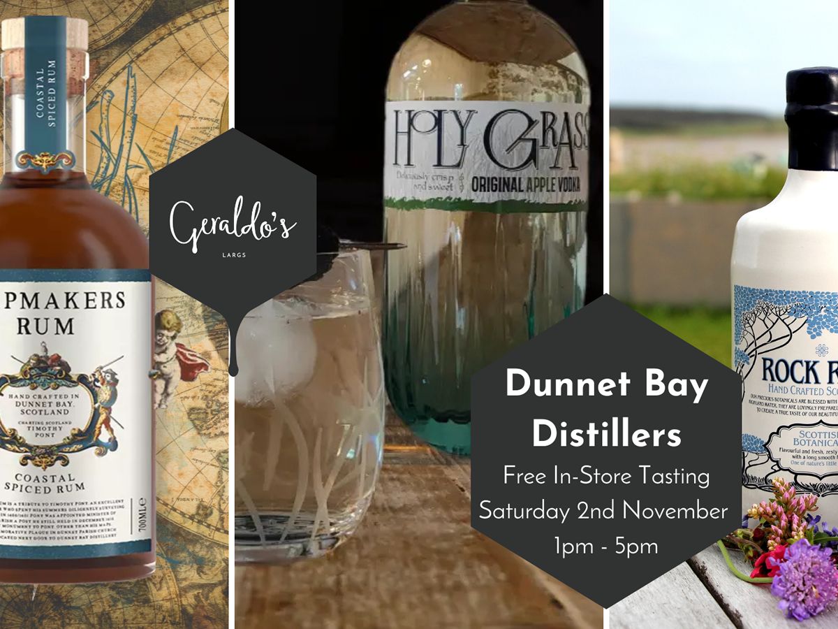 FREE Dunnet Bay Distillery In-Store Tasting