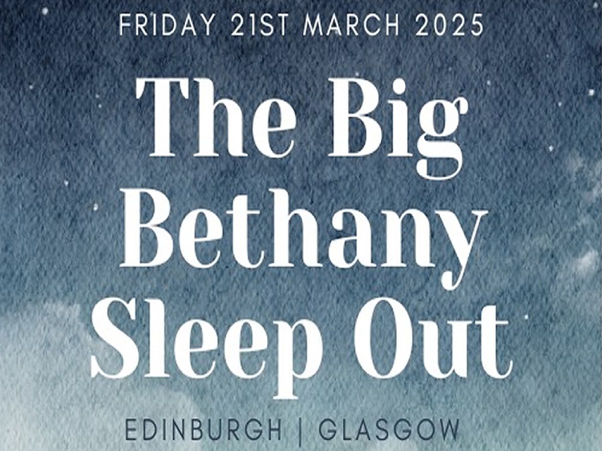 The Bethany Big Sleep Out - Glasgow