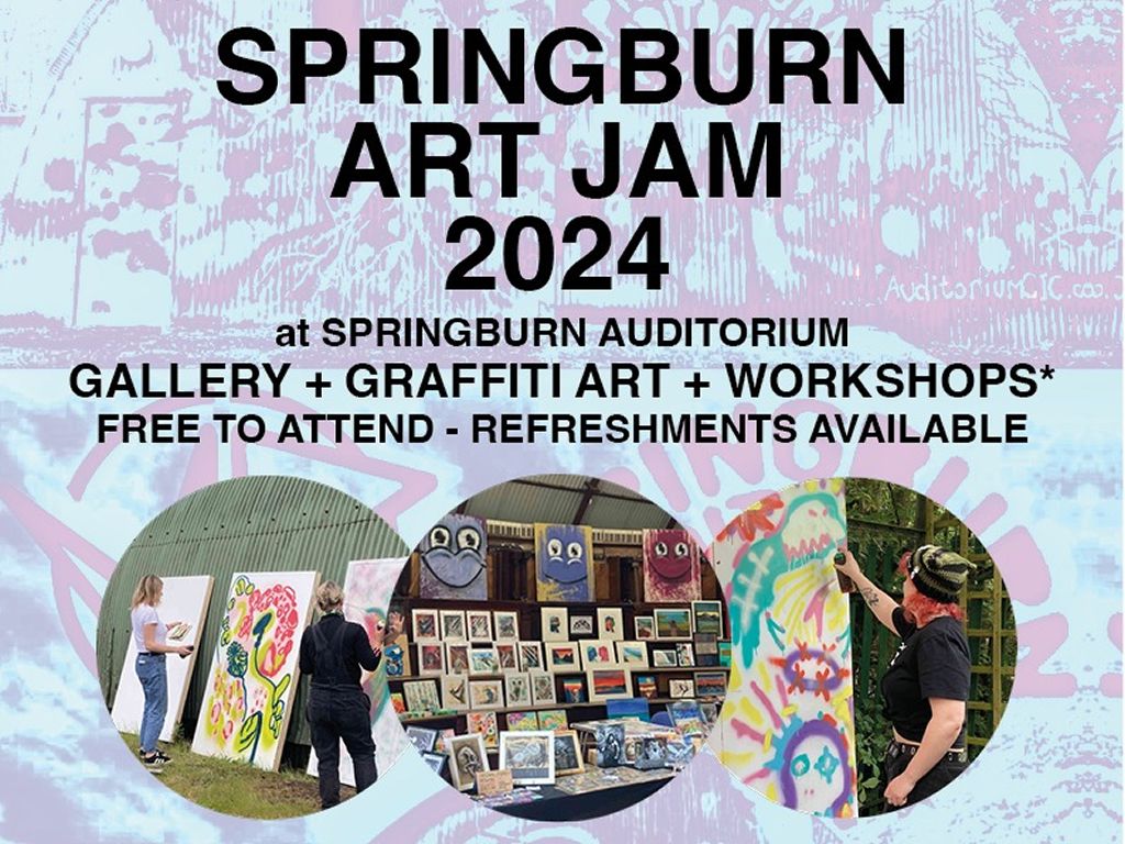 Art Jam at Springburn Auditorium, Glasgow North | What's On Glasgow