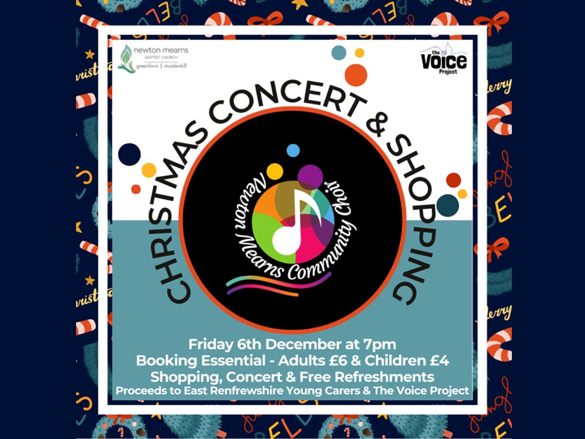 Newton Mearns Community Choir Christmas Concert & Shopping Evening