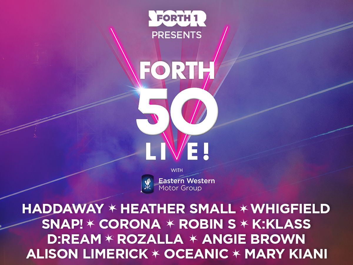 Huge 90s pop dance stars heading to Royal Highland Centre for Forth 50 Live!