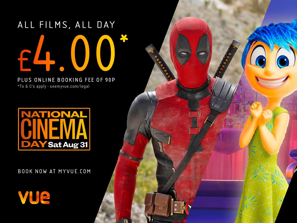 Celebrate National Cinema Day at Vue venues across Scotland