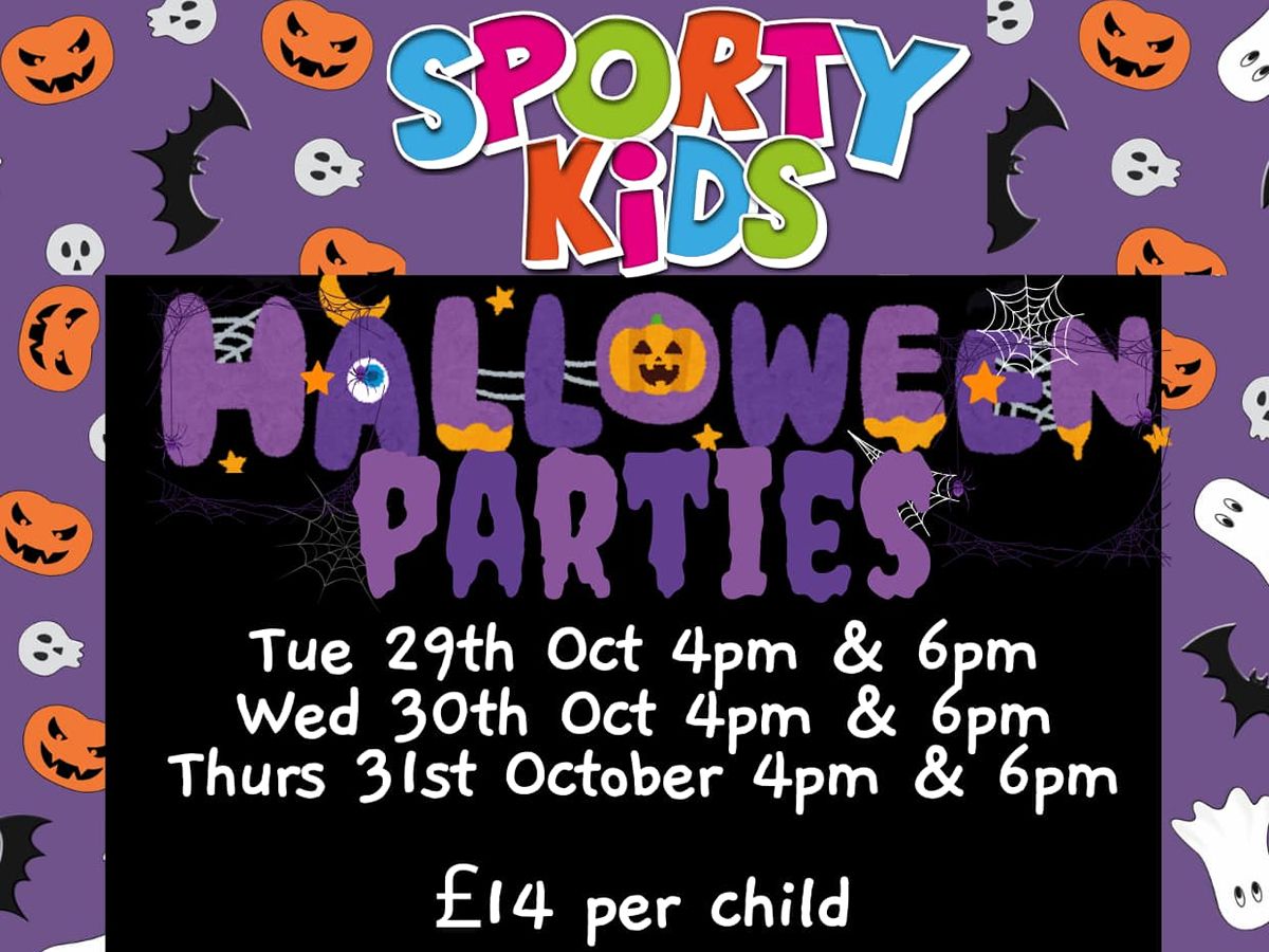 Sportykids’ Spooktacular Halloween Parties