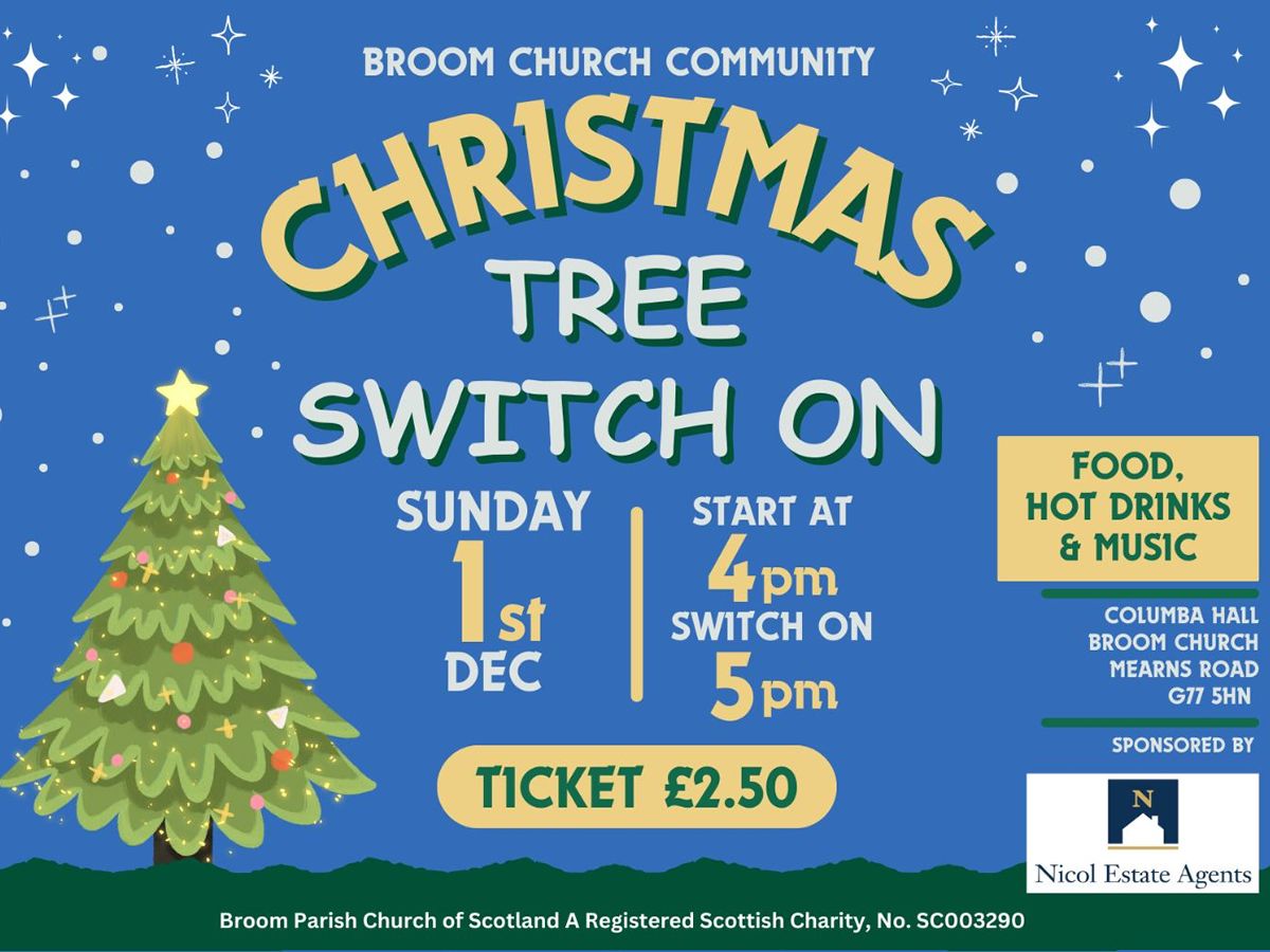 Broom Church Community Christmas Tree Switch On