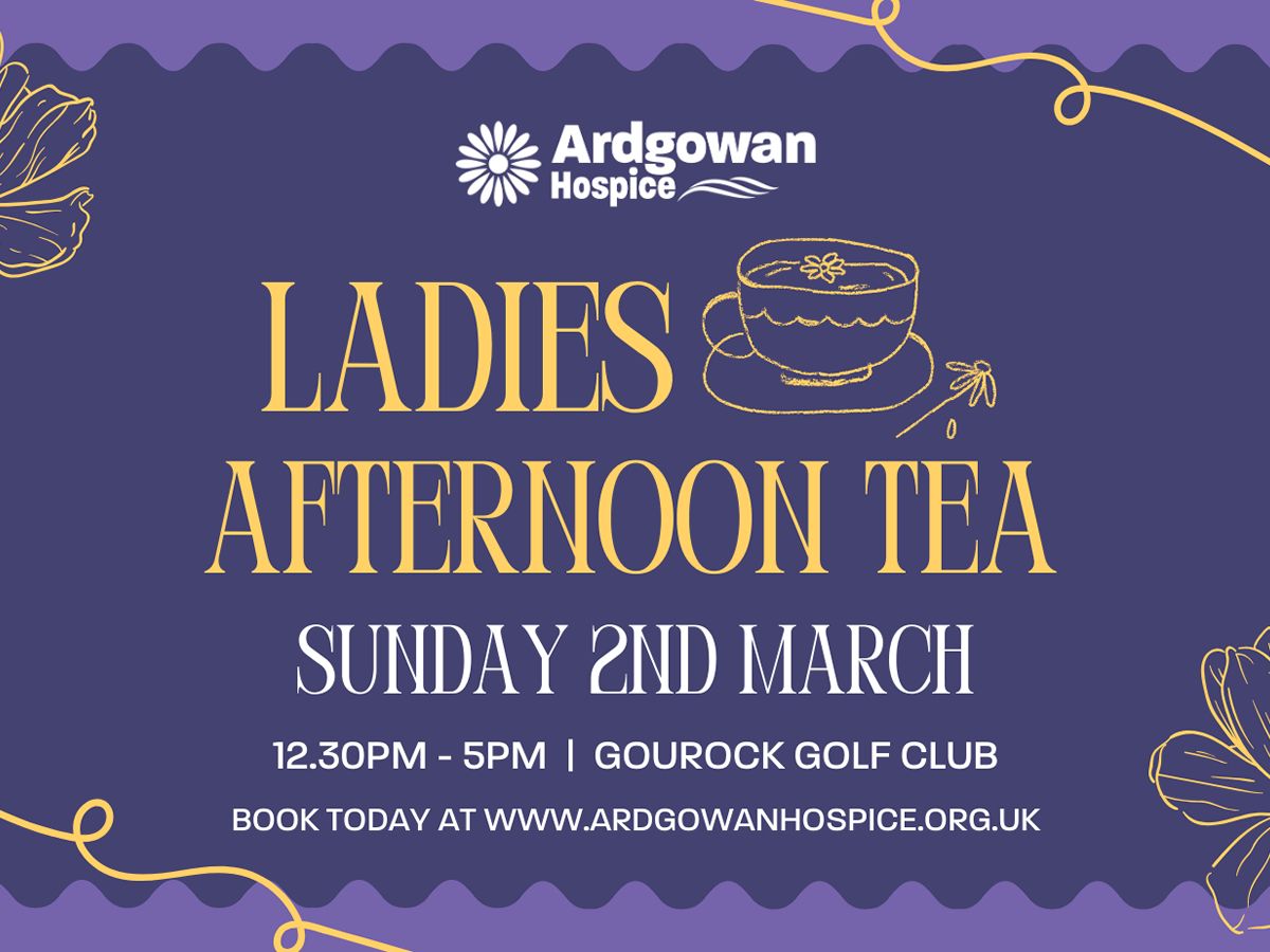 Ardgowan Hospice Ladies Afternoon Tea