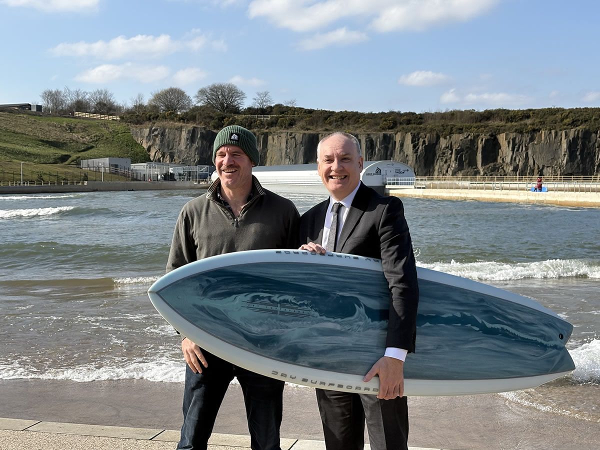 Tourism minister hails adventure and wellbeing tourism after visiting Lost Shore Surf Resort