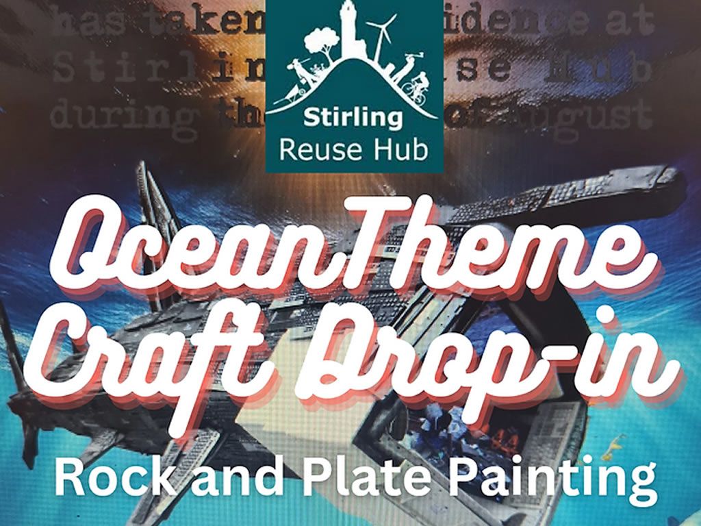 Kids Ocean Crafts - Rock and Plate Painting