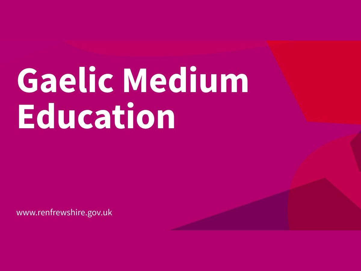 Gaelic Medium Education Information Event