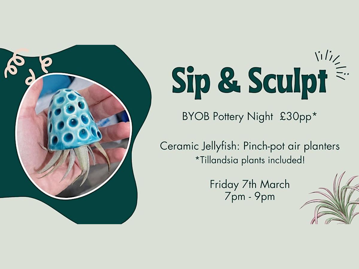 Sip & Sculpt: Pots & Plants BYOB