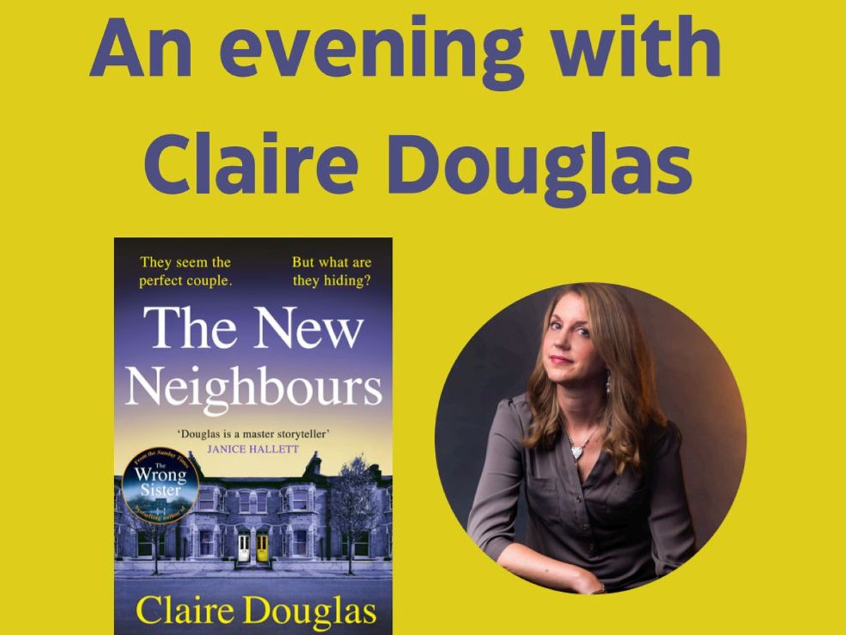 The Ginger Cat Bookshop Presents an Evening with Claire Douglas