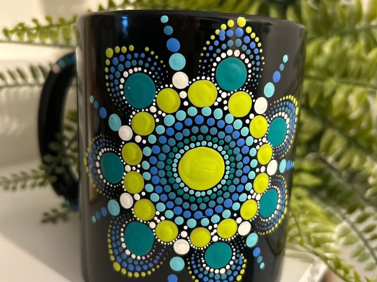 Mother’s Day Mandala Mug Painting