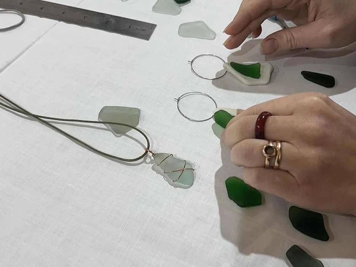 Sea Glass Jewellery Workshop: Creative 2