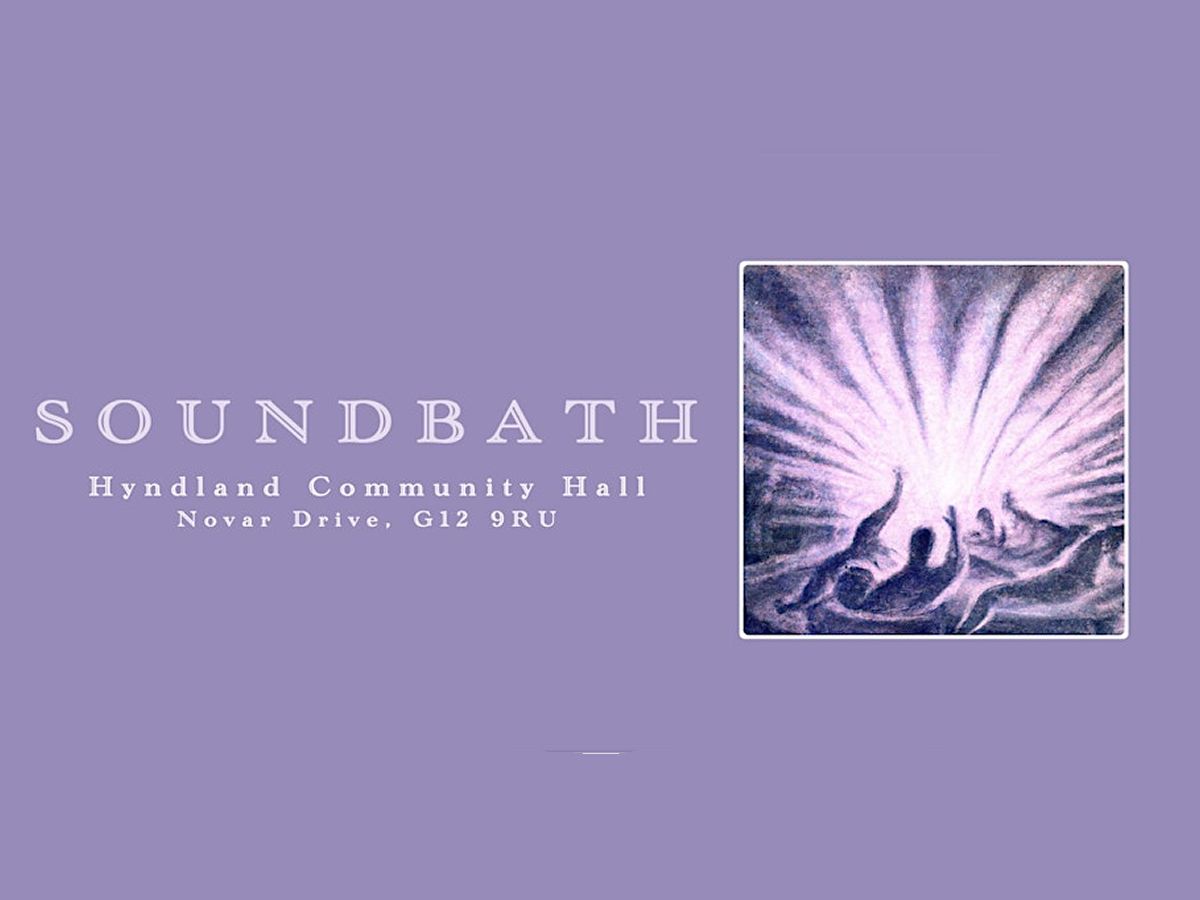 Soundbath in Hyndland Community Hall